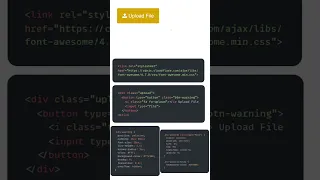 Custom Input Type File Button HTML CSS
