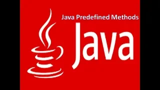 Selenium 17 - Java Predefined Methods