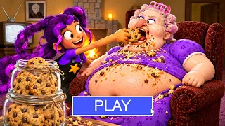 LILY LE DA DEMASIADAS GALLETAS A LA ABUELA GRUÑONA Y EXPLOTA! Guía completa del juego