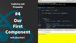 React Our First Component - 004