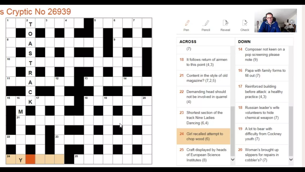The best clues from Times crossword: 19 Jan 18