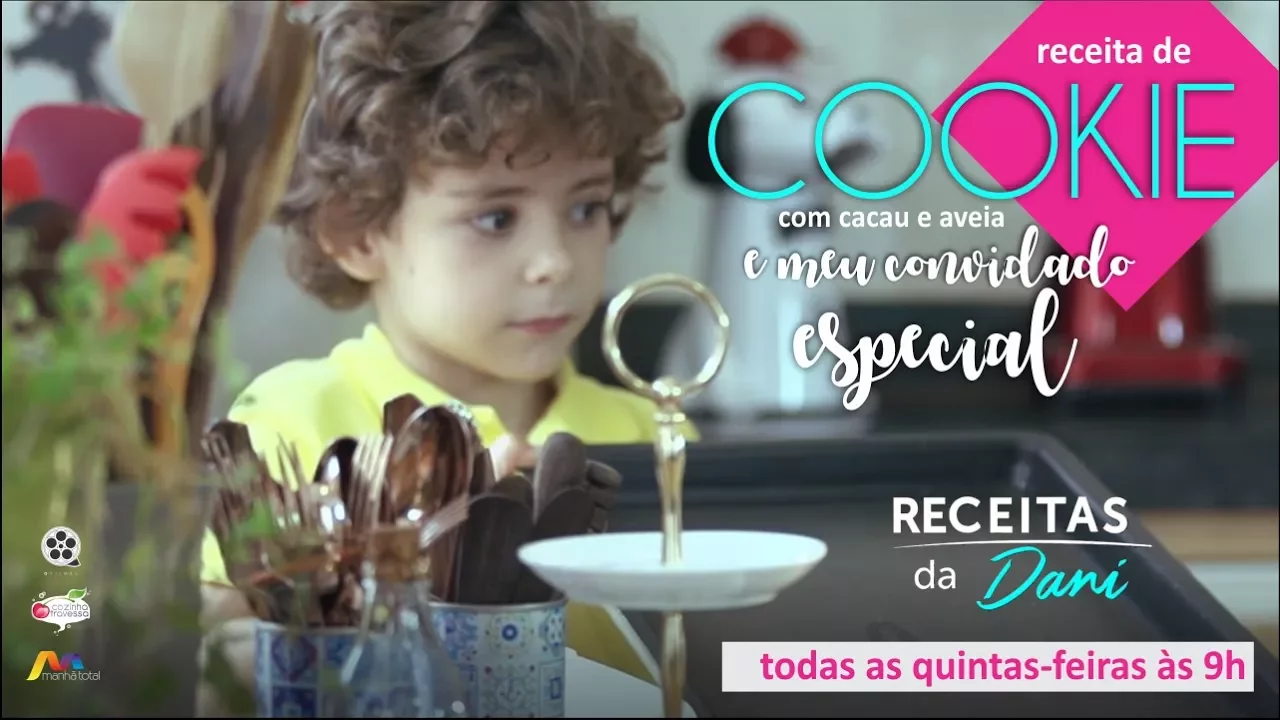 RECEITA DE COOKIE DE CACAU E AVEIA