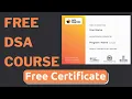 DSA Free Course with Certificate 3 DAYS LIVE INTERACTIVE COURSE
