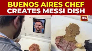 Viral Video: Argentine Restaurant Pays Tribute To Lionel Messi With Face-Shaped Milanesa | Football