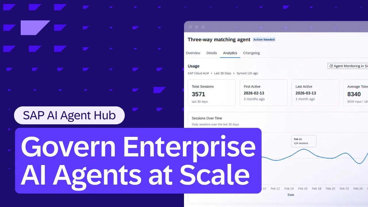 SAP AI Agent Hub presentation video