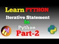 Iterative Statements Part 2