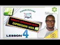 Lesson 4 UNEB ICT Sample Item 2 on Website Design attempted Using Expression Web 4