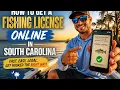 How to get a fishing license online in South Carolina