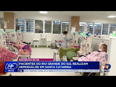 Solidariedade na saúde: Santa Catarina oferece apoio em hemodiálise para pacientes do RS