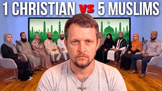 1 Christian vs 5 Muslims (HEATED DEBATE)