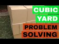 How much is a CUBIC YARD EASY Way to Understand MATH
