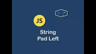 string pad left in javascript