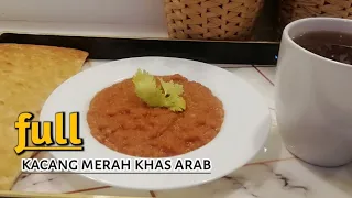 makan malam jika menyajikan ini suka banget ful atau kacang merah arab gampang banget buat nya full