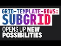 You can t do this without subgrid