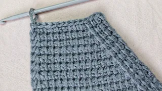 How to decrease stitches in a tunisian stitch tutorial