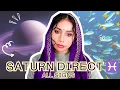 🕊️ Saturn Goes Direct in Pisces | Vedic Astrology 2025
