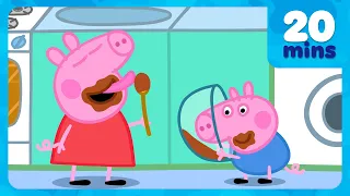 George Bakes Daddy Pig a BIRTHDAY Cake! 🎂 Peppa Pig Full Episodes | 20 Minutes