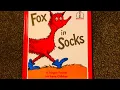 UK DR SEUSS FOX IN SOCKS - TONGUE TWISTING FUN Book READ ALOUD See what YOU CAN SAY Story Time