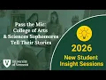 Pass the Mic College of Arts Sciences Sophomores Tell Their Stories