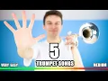 5 Trumpet Songs with Sheet Music EASY to MEDIUM