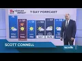 South Carolina updated Thanksgiving weather forecast