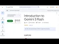Introduction to Gemini 3 Flash GSP1290