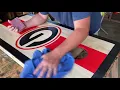How to Build Cornhole Boards Final Sanding and Polishing