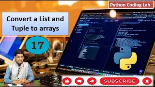 Converting List and tuple to arrays Python Coding