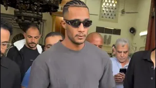 عزاء والد محمد رمضان بحضور كمال ابو ريا واحمد العوضي ويسرا وفيفي عبده ونرمين الفقي 