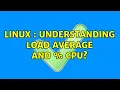 Linux Understanding load average and CPU