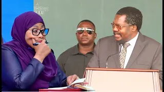 Hotuba ya MWISHO ya NCHIMBI mbele ya Rais SAMIA yavunja rekodi kwa ufupi