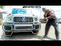 CAR SALESMAN TRIES TO SELL MUSCLE MAN A MERCEDES BENZ AMG G63