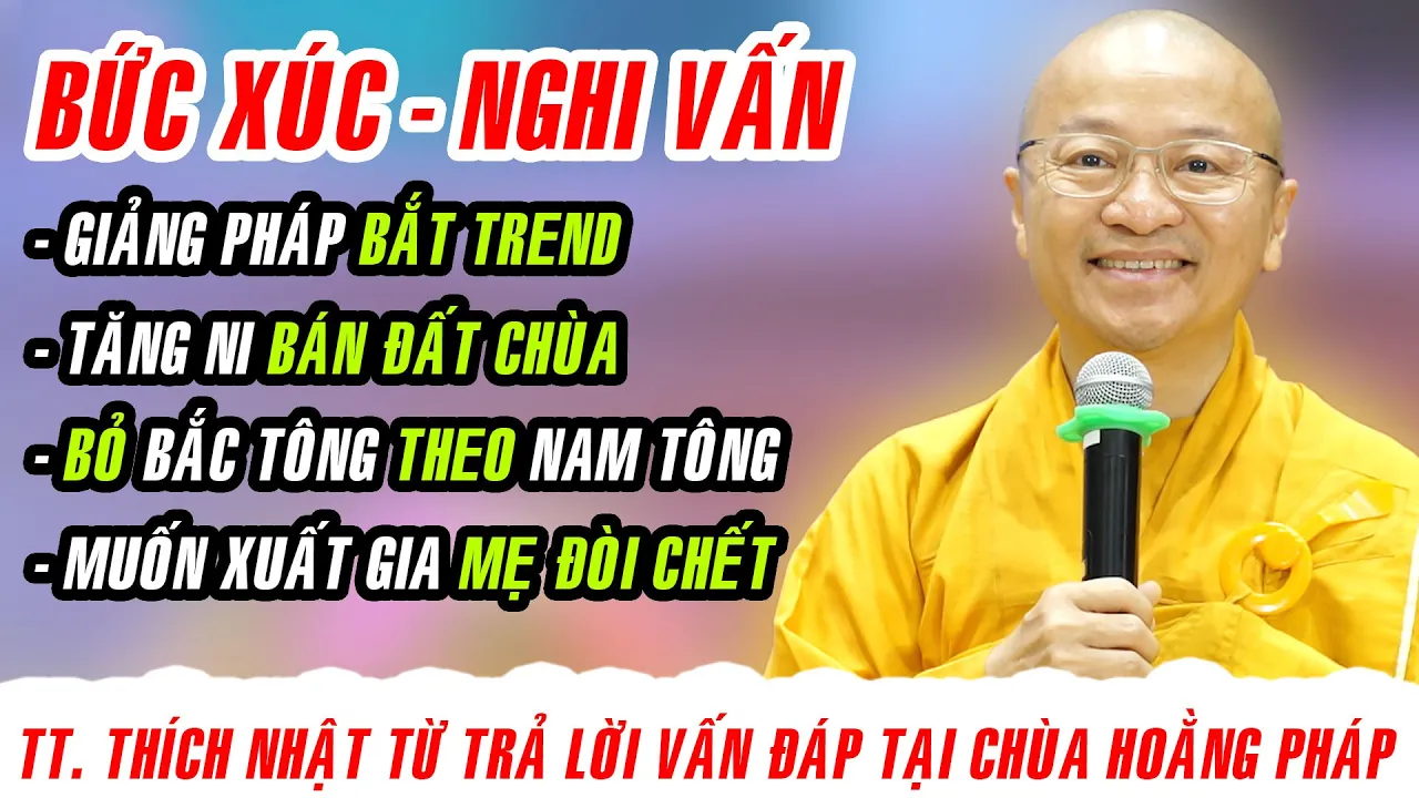 Outline Video TT. Thích Nhật Từ trả lời những câu hỏi GÂY XÔN XAO DƯ LUẬN gần đây tại chùa Hoằng Pháp (quá hay)