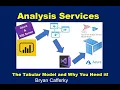 Microsoft Analysis Services The Tabular Model and Why You Need It