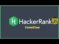 HackerRank Problem solving in JavaScript Camel Case