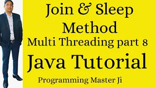 MultiThreading join and sleep method in Java Join Sleep Method MultiThreading in Java in Hindi