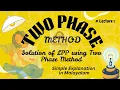 Two Phase Method l Solved LPP Question l Artificial Variable l Modified Simplex Method In Malayalam