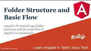 2 Angular Folder structure Basic code flow Learn Angular in Tamil Azxy Tech