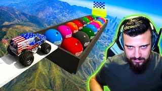 CARRERA DE RETOS IMPOSIBLES! MUCHAS RISAS!! - GTA 5 ONLINE