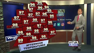 GRADUAL CLIMB CONTINUES Highs rise into the mid to upper 90s this afternoon