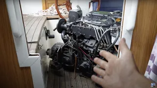 Snowbird Ep 42 Removing my Yanmar 4JH3E engine from my sailboat and a lot of removing fun. HR Rasmus