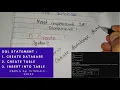 SQL Statements Create Database Create Table Insert Into Table with Example - SQL Tutorials