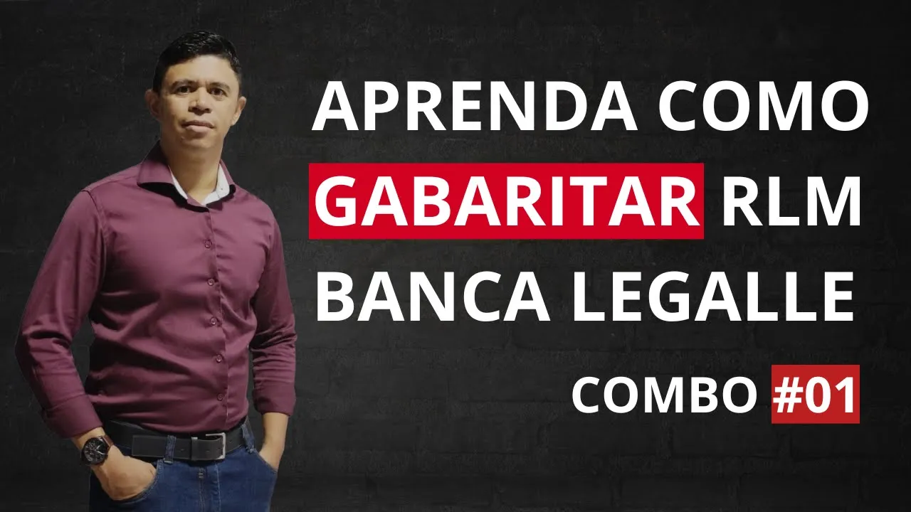 👉 GABARITE 🎯 Raciocínio Lógico ✅ Banca Legalle #COMBO1