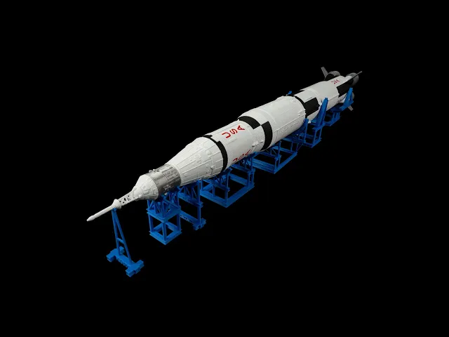 Display stand for Saturn V video thumbnail