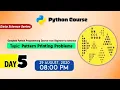 Pattern Printing Python Tutorial for Beginners Data Science Series Session With Sumit Day-5