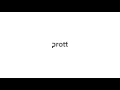 Prott Quick Overview for Web