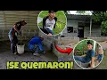 Los Chicos Terminaron de Hechar El Piso Terminaron Muy Cansados