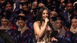 نانسي زعبلاوي شو الذكرك فينا حفل تخرج طلاب جامعة اليرموك دمشق 2023 