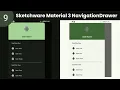 Sketchware Material 3 Navigation Drawer Tutorial step-by-step Material 3 Drawer in Sketchware PRO