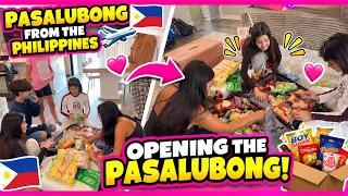 UNBOXING THE PASALUBONG - LIFE IN AMERICA